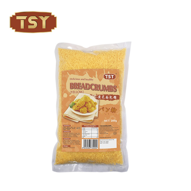 500 جرام بلون أصفر فتات الخبز المجفف للدجاج المقلي