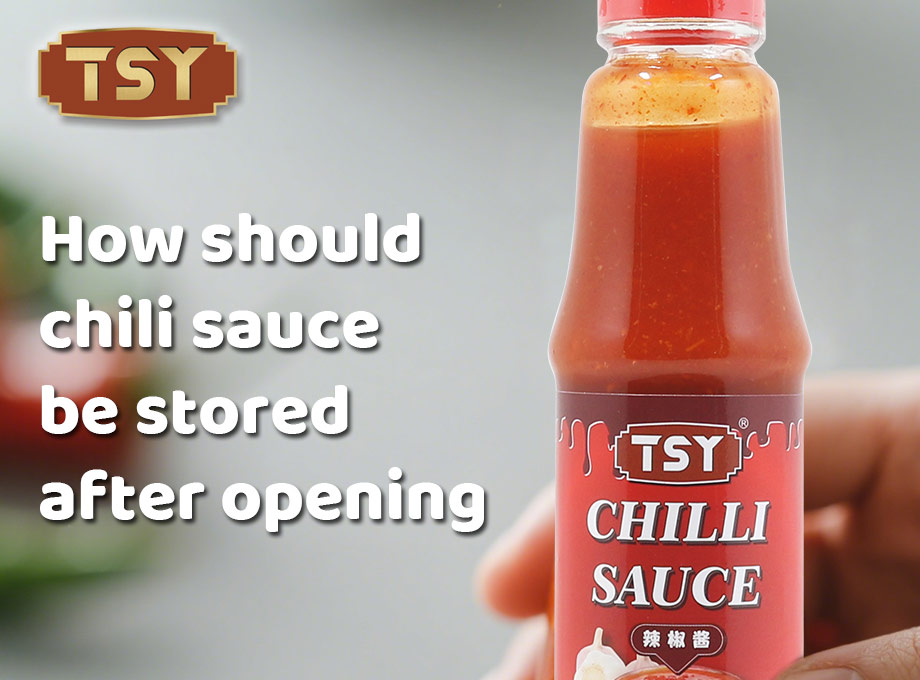 كيف يجب تخزين صلصة الفلفل الحار بعد الافتتاح؟