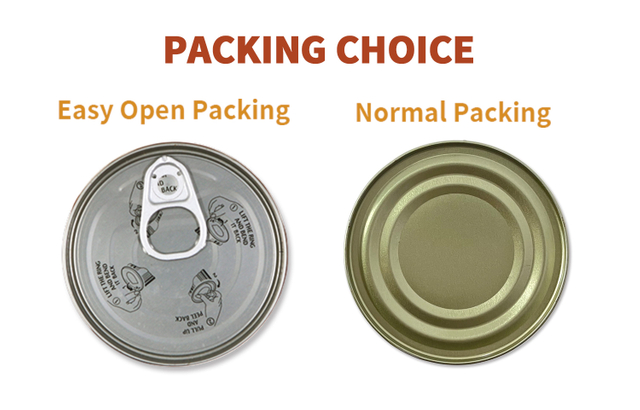 نبضات صحية عالية الجودة 400 جرام جاهزة لتناول الطعام السهل المفتوح المعلب في العلب